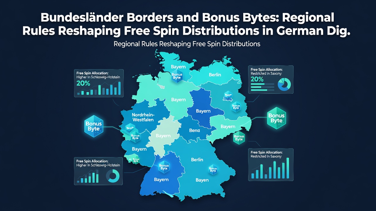 Diagramm mit regionalen Unterschieden bei Free-Spin-Verteilungen in deutschen Bundesländern