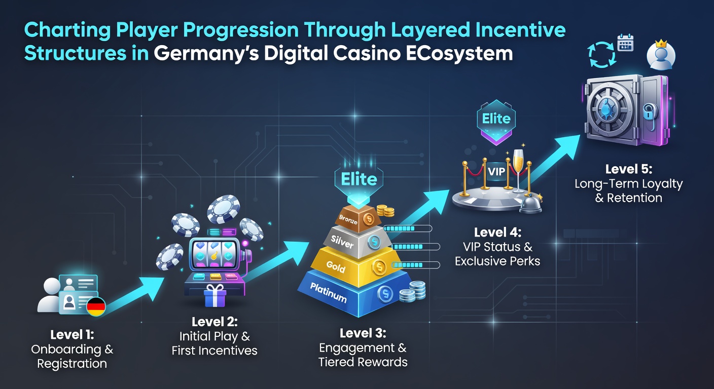Beispielhafte Darstellung einer Loyalty-Leiter mit Fortschrittsbalken in einem deutschen Casino-System