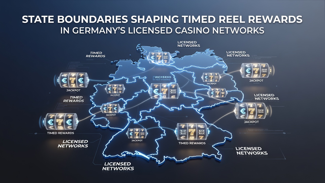 Diagramm mit Zeitachsen zu Genehmigungsfristen in verschiedenen deutschen Bundesländern für Casino-Belohnungen